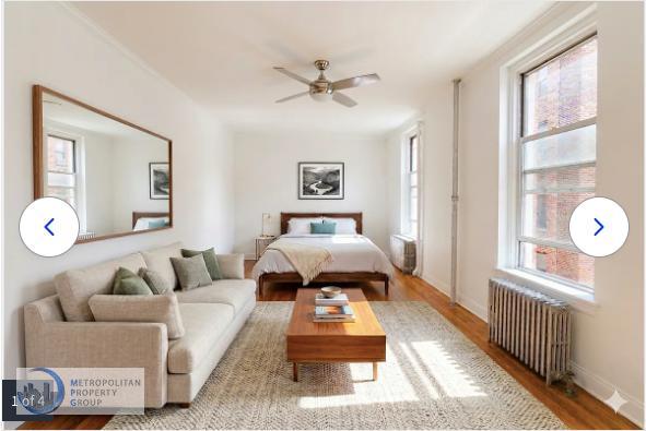 Studio Apartment in Upper West Side