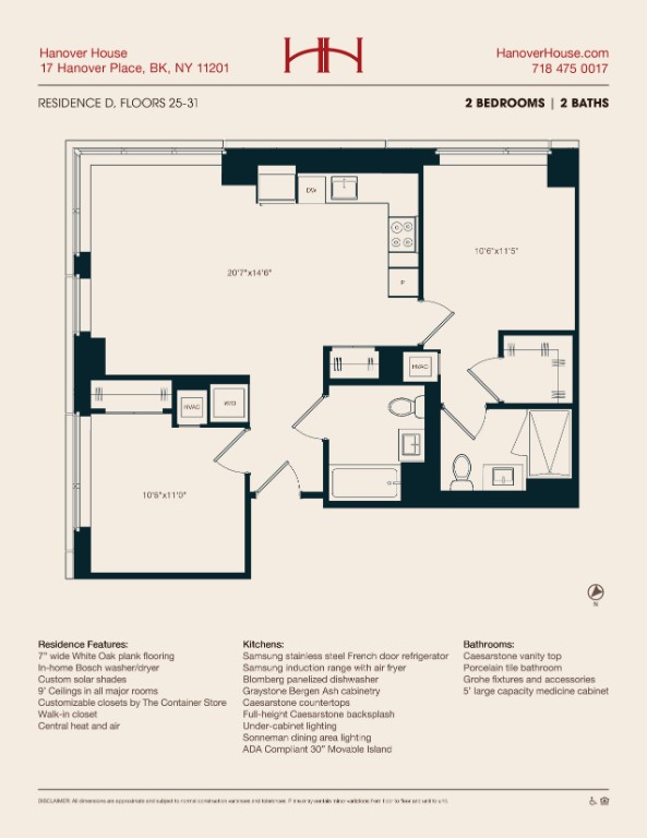 17 Hanover Place 28D Downtown Brooklyn NY 11201