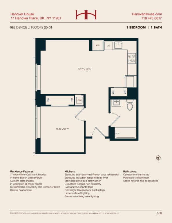 17 Hanover Place 27J Downtown Brooklyn NY 11201