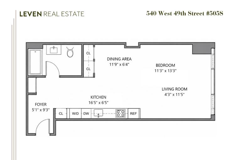 540 West 49th Street 505S Clinton New York NY 10019