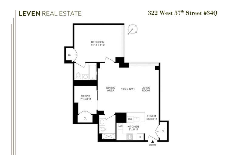 322 West 57th Street 34Q Clinton New York NY 10019