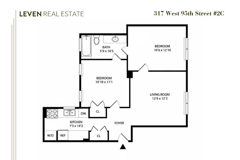 317 West 95th Street 2C Upper West Side New York NY 10025