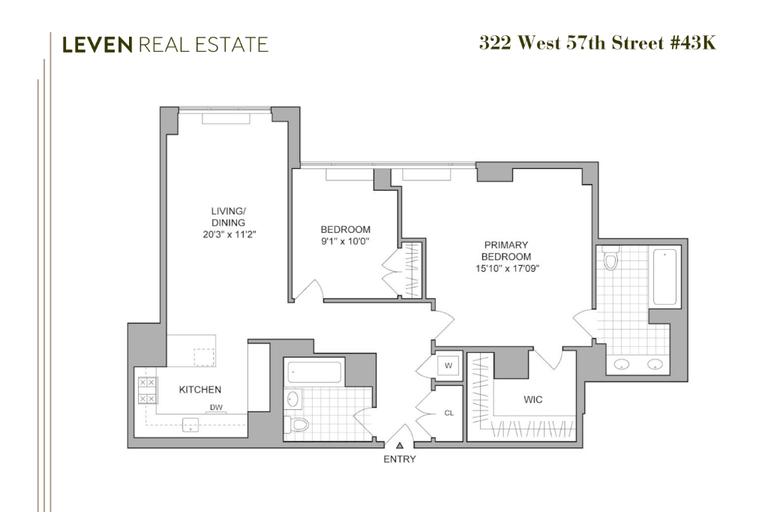 322 West 57th Street 43K Clinton New York NY 10019