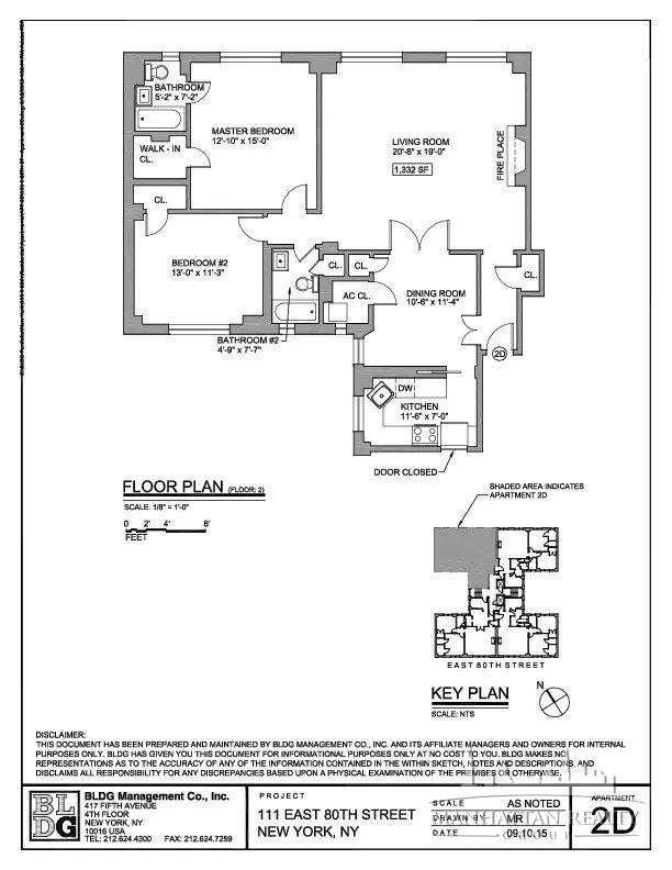 111 East 80th Street 6d Upper East Side New York NY 10075
