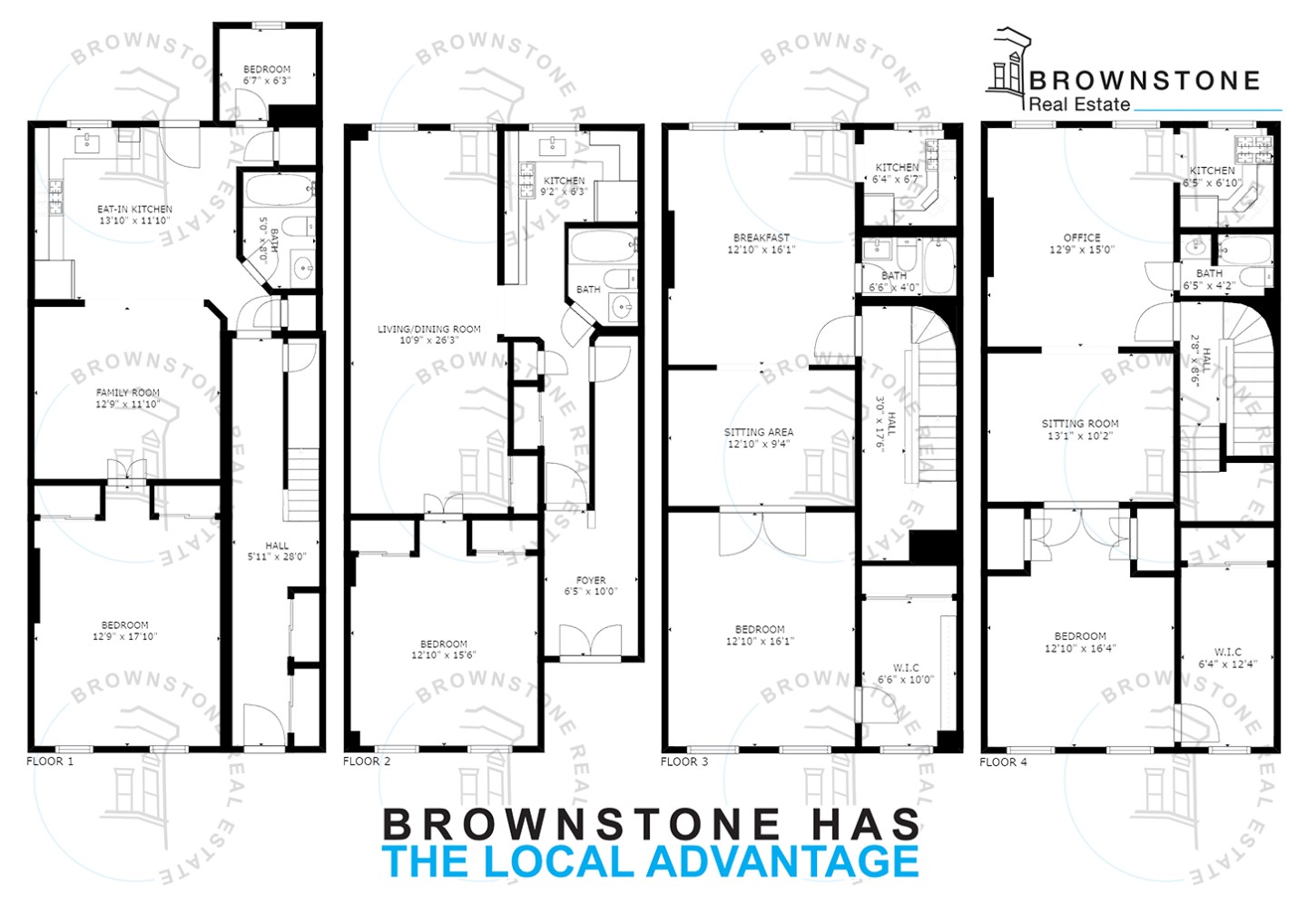 Brownstone Floor Plans