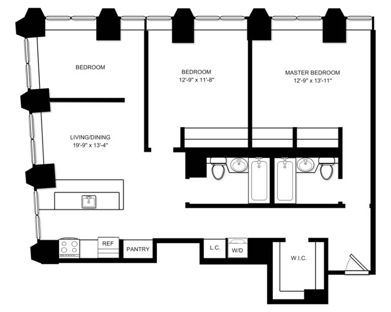 3 Hanover Square, New York, NY - 6,700 USD/ month