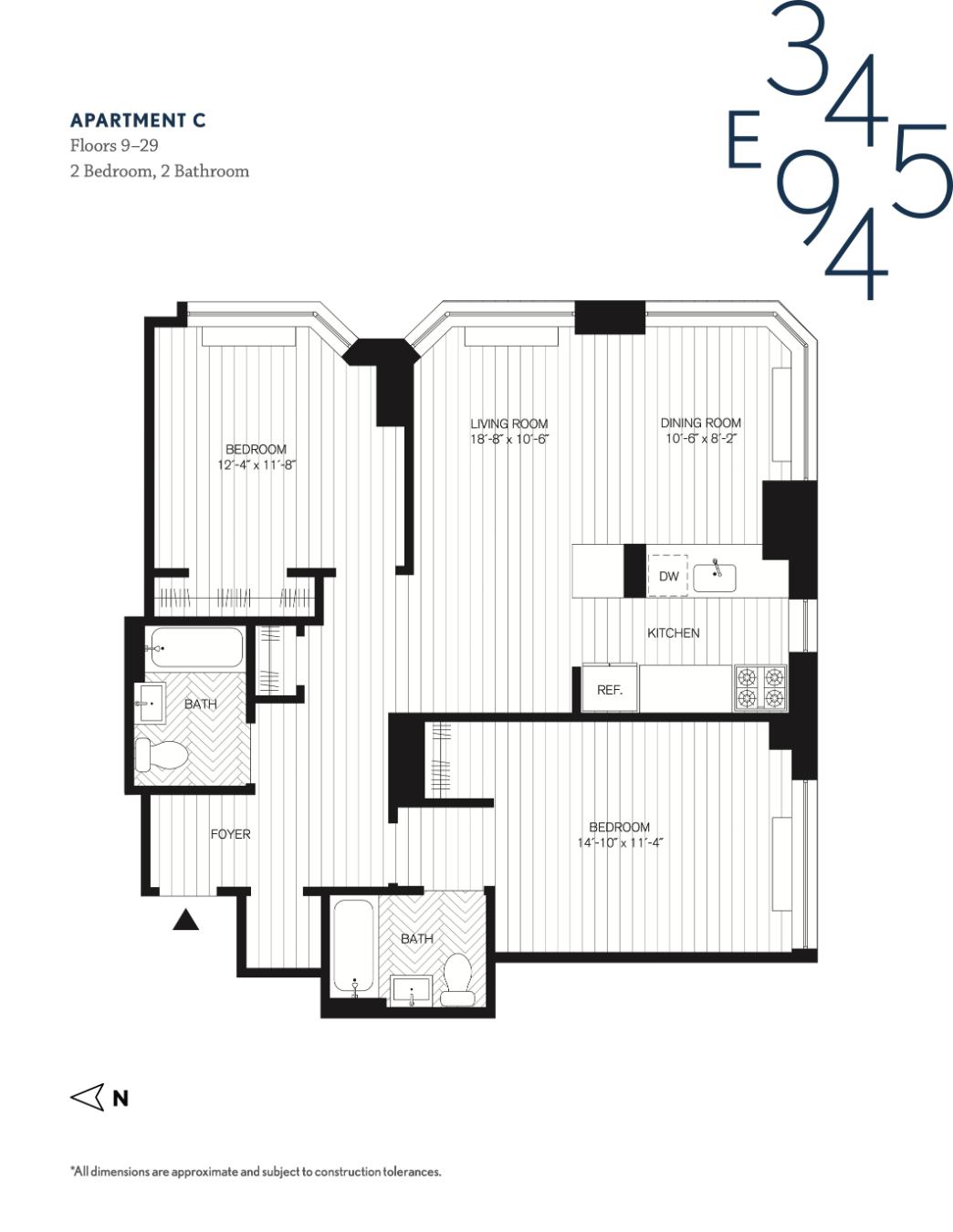 345 East 94th Street 25C Upper East Side New York NY 10128