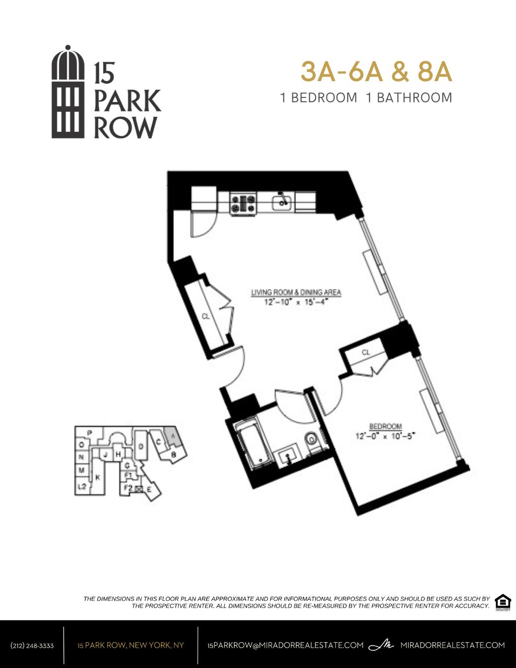 15 Park Row 4A Seaport District New York NY 10038