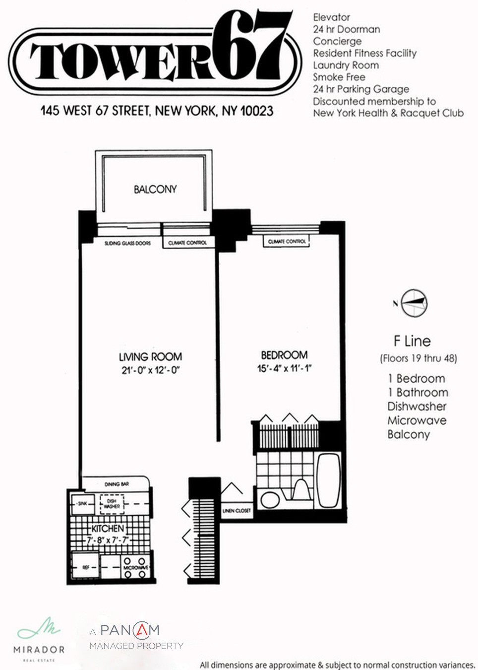 145 West 67th Street 36F Lincoln Square New York NY 10023