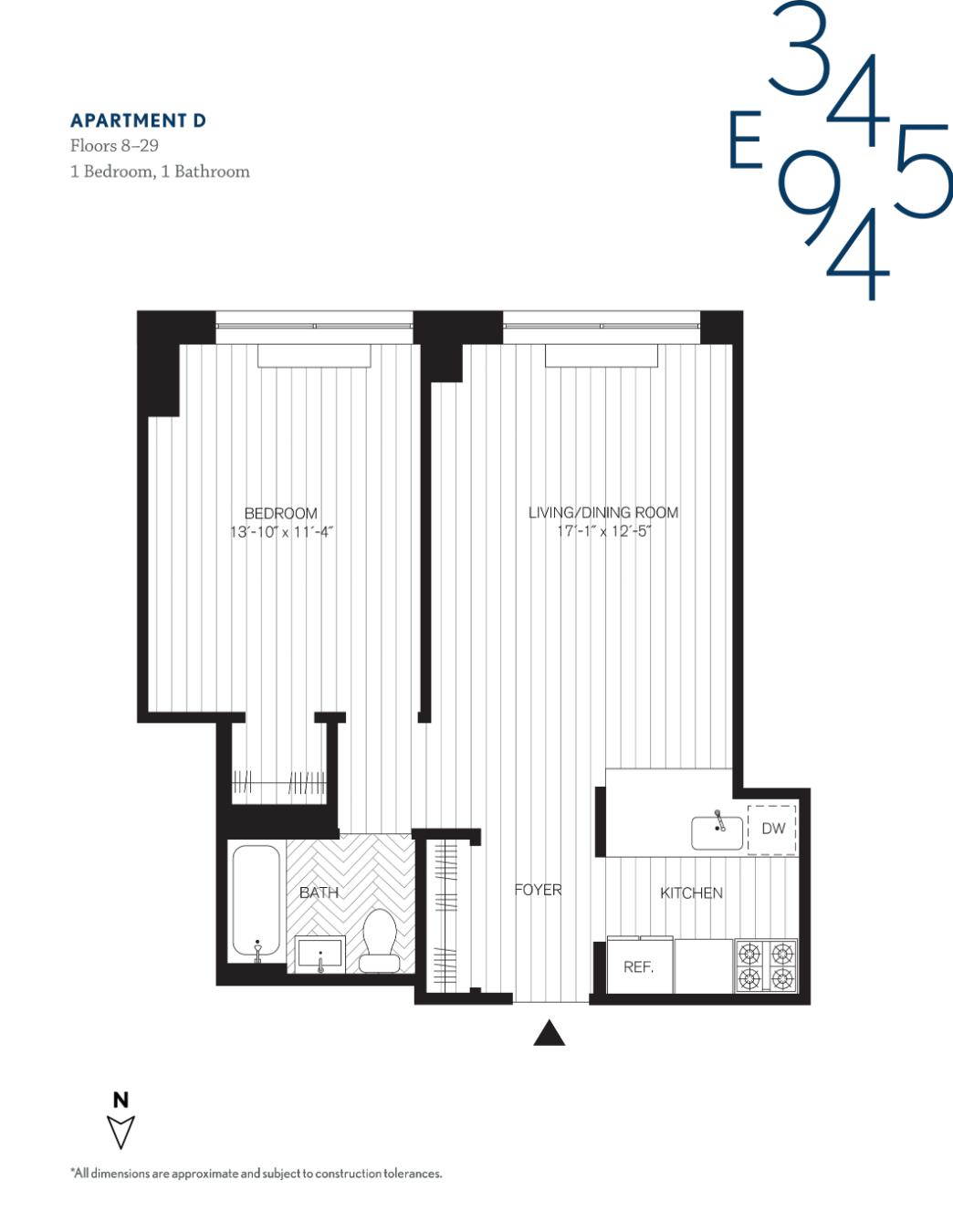 345 East 94th Street 25D Upper East Side New York NY 10128