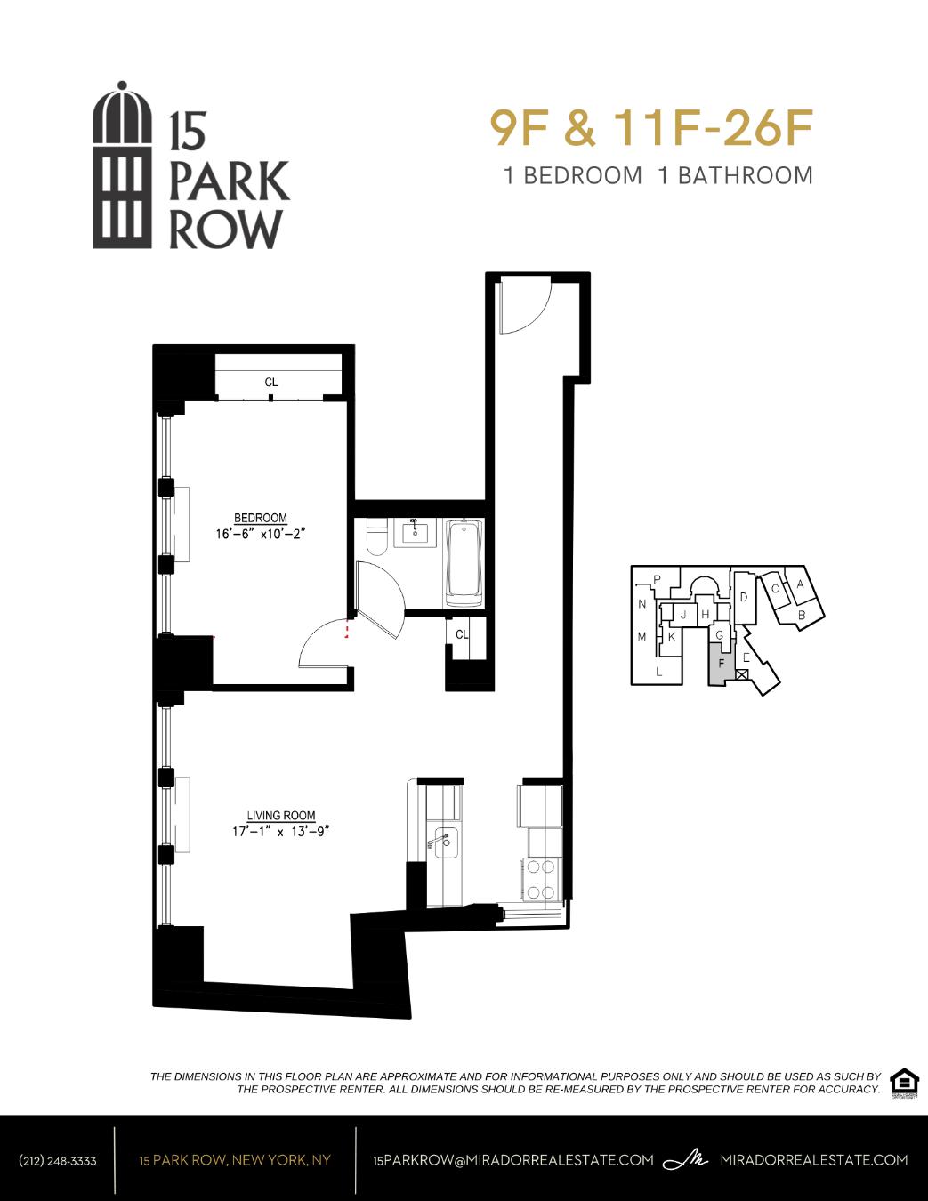 15 Park Row 19F Seaport District New York NY 10038