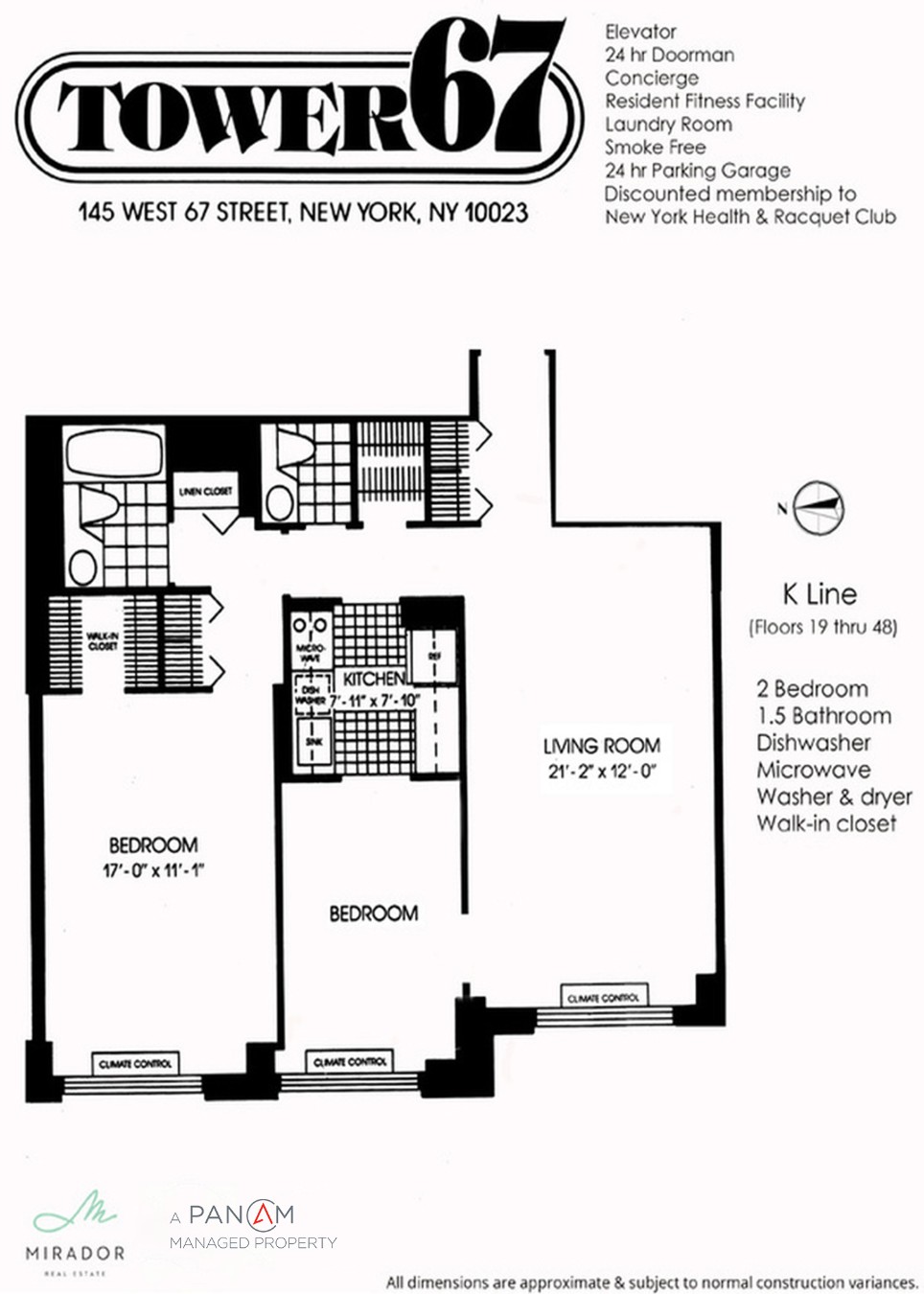 145 West 67th Street 12K Lincoln Square New York NY 10023