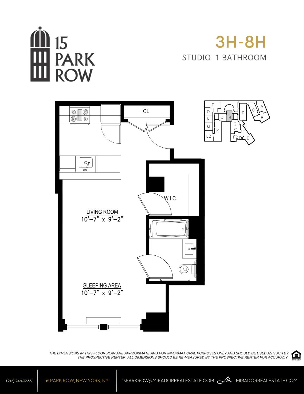 15 Park Row 6H Seaport District New York NY 10038