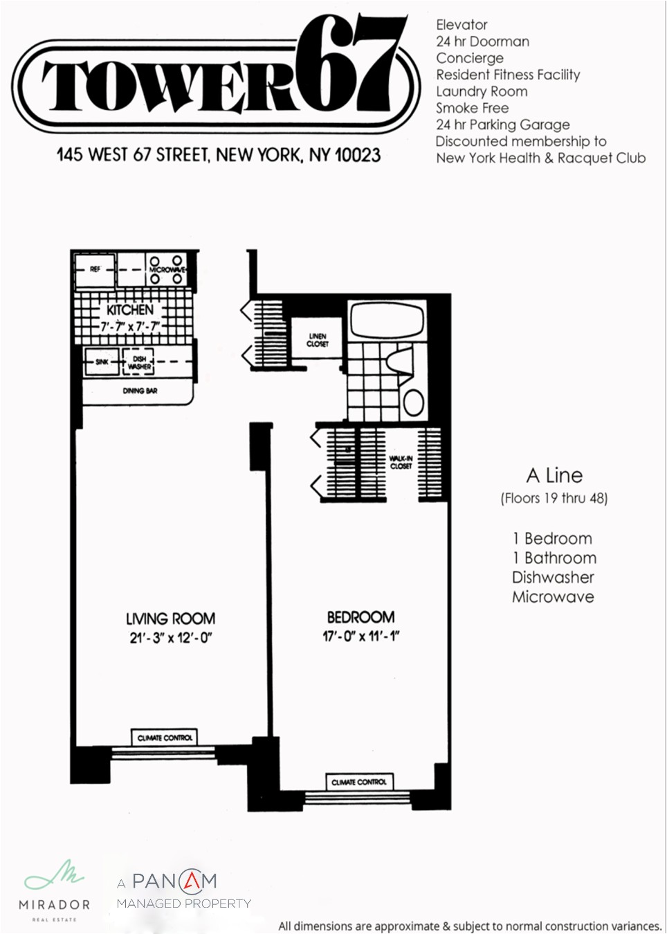 145 West 67th Street 26A Lincoln Square New York NY 10023