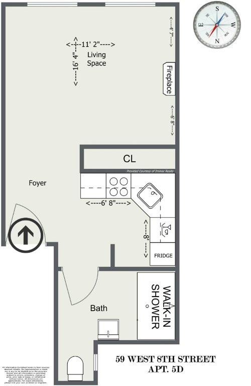 59 West 8th Street 5D Greenwich Village New York NY 10011