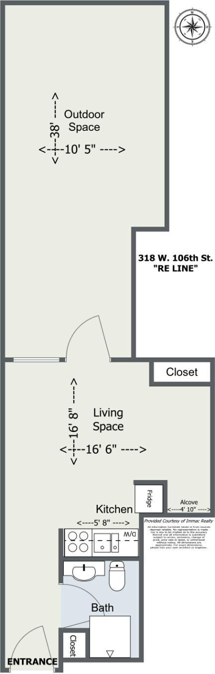 318 West 106th Street 1RE Upper West Side New York NY 10025