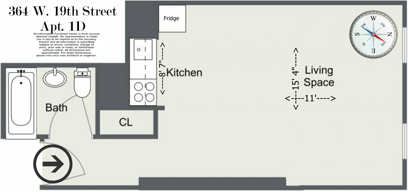 364 West 19th Street 1D Chelsea New York NY 10011