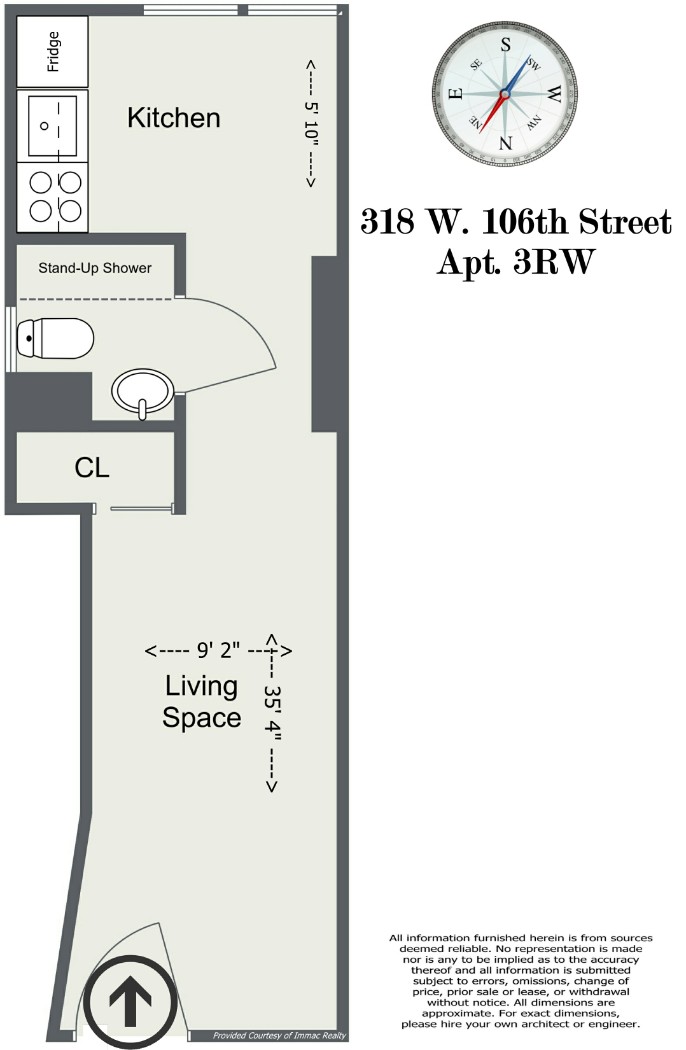 318 West 106th Street 3RW Upper West Side New York NY 10025