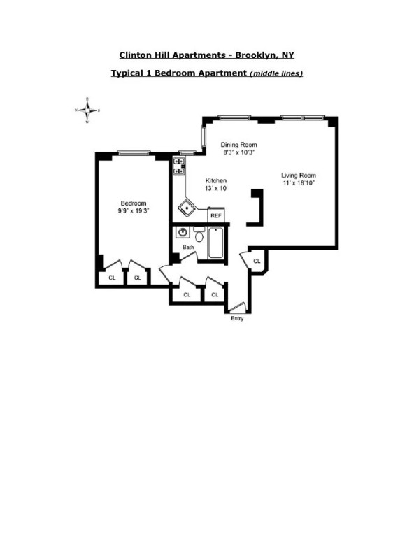 210 Clinton Avenue 4H Clinton Hill Brooklyn NY 11205