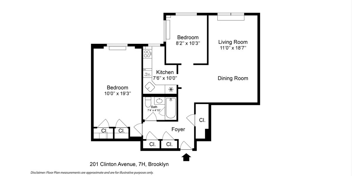 201 Clinton Avenue 7h Clinton Hill Brooklyn NY 11205