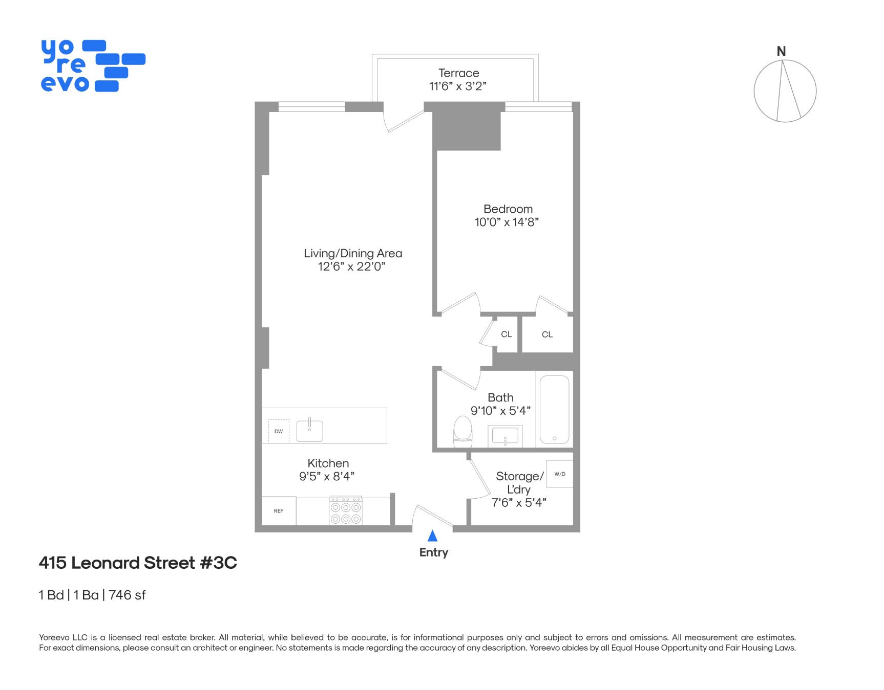 415 Leonard Street 3C Williamsburg Brooklyn NY 11222