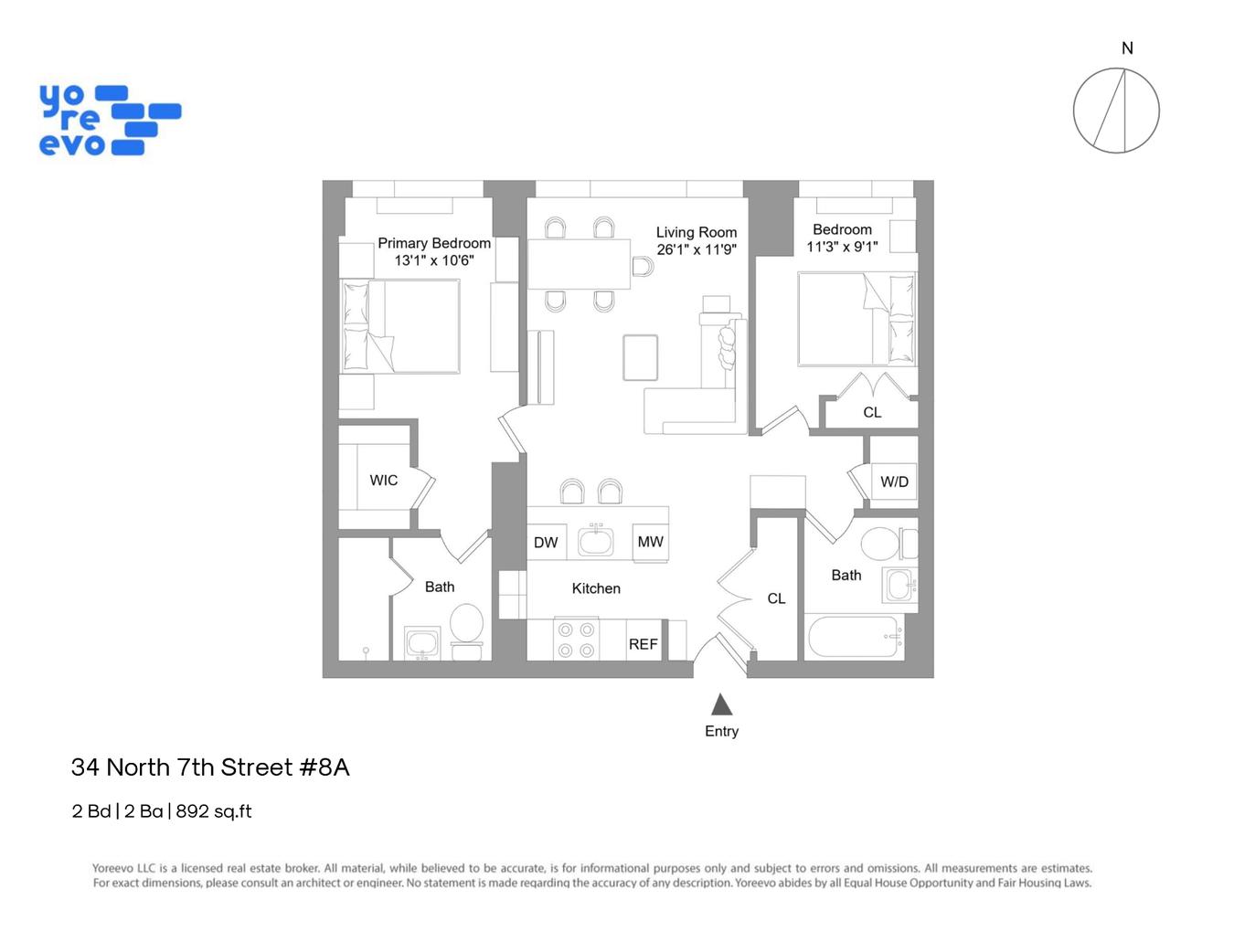 34 North 7th Street 8A Williamsburg Brooklyn NY 11249