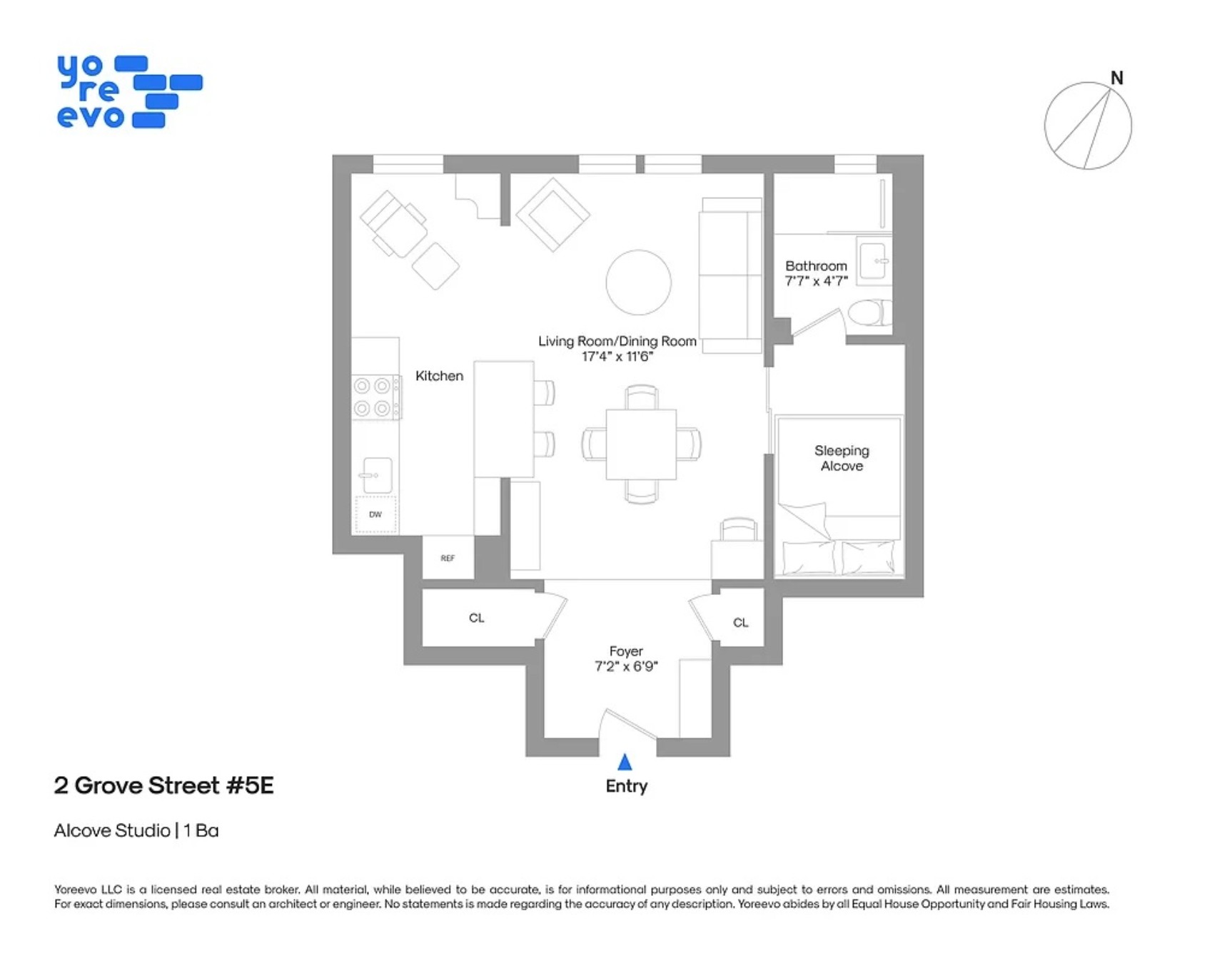 2 Grove Street W. Greenwich Village New York NY 10014
