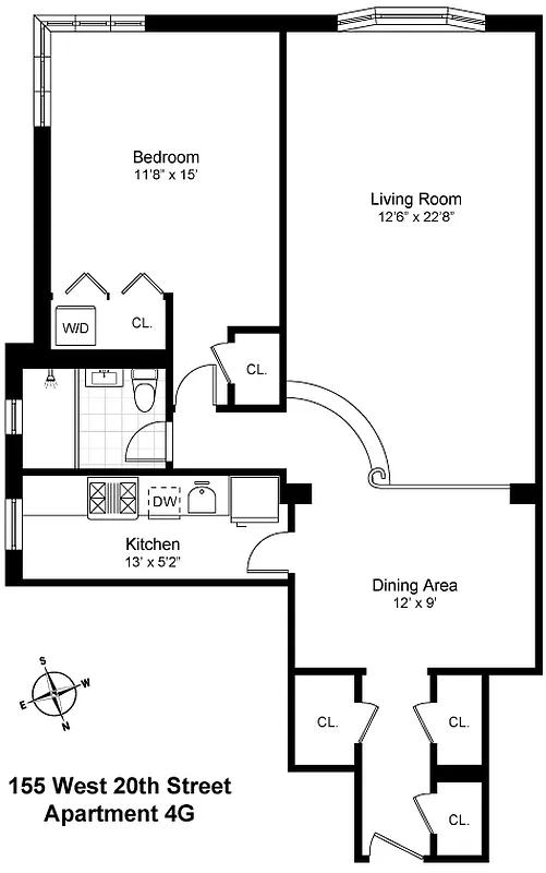 155 West 20th Street 4G Chelsea New York NY 10011