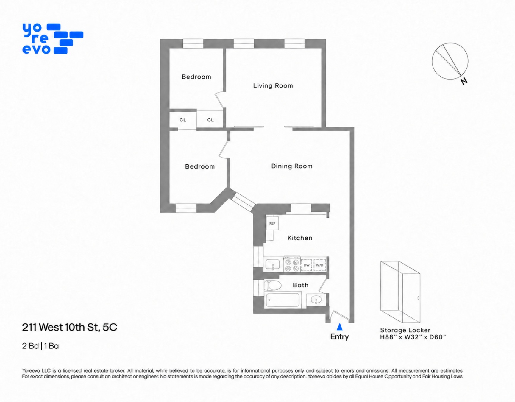 211 West 10th Street 5C W. Greenwich Village New York NY 10014