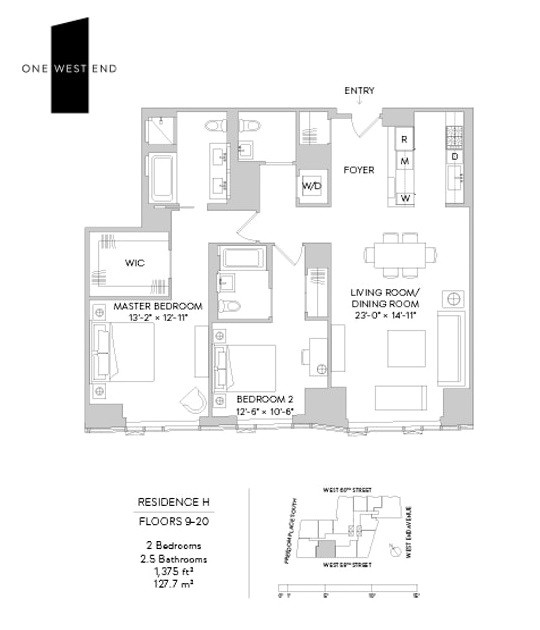 1 West End Avenue 20H Lincoln Square New York NY 10023