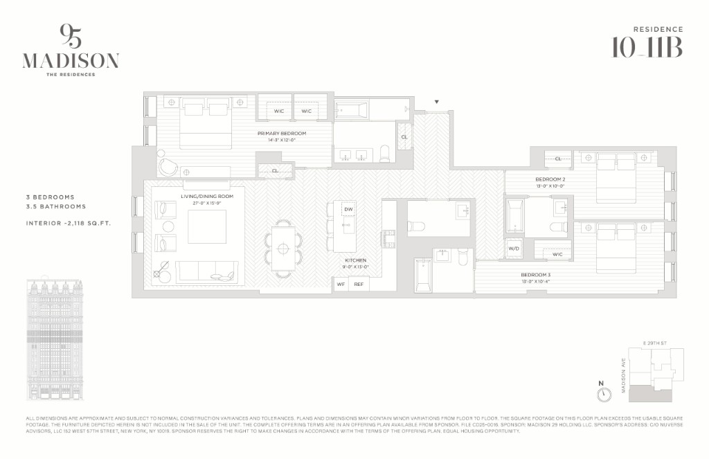 95 Madison Avenue 10B Flatiron District New York NY 10016