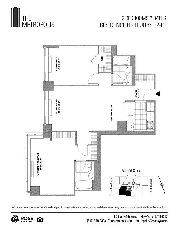 150 East 44th Street 36H Turtle Bay New York NY 10017