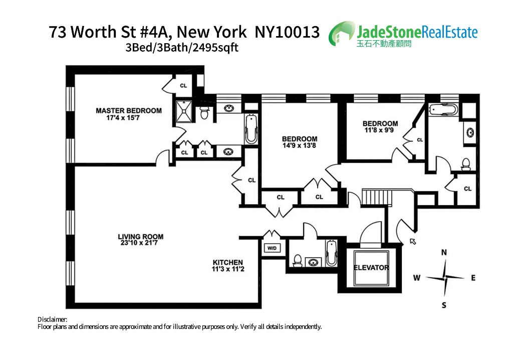 73 Worth Street 4A Tribeca New York NY 10013