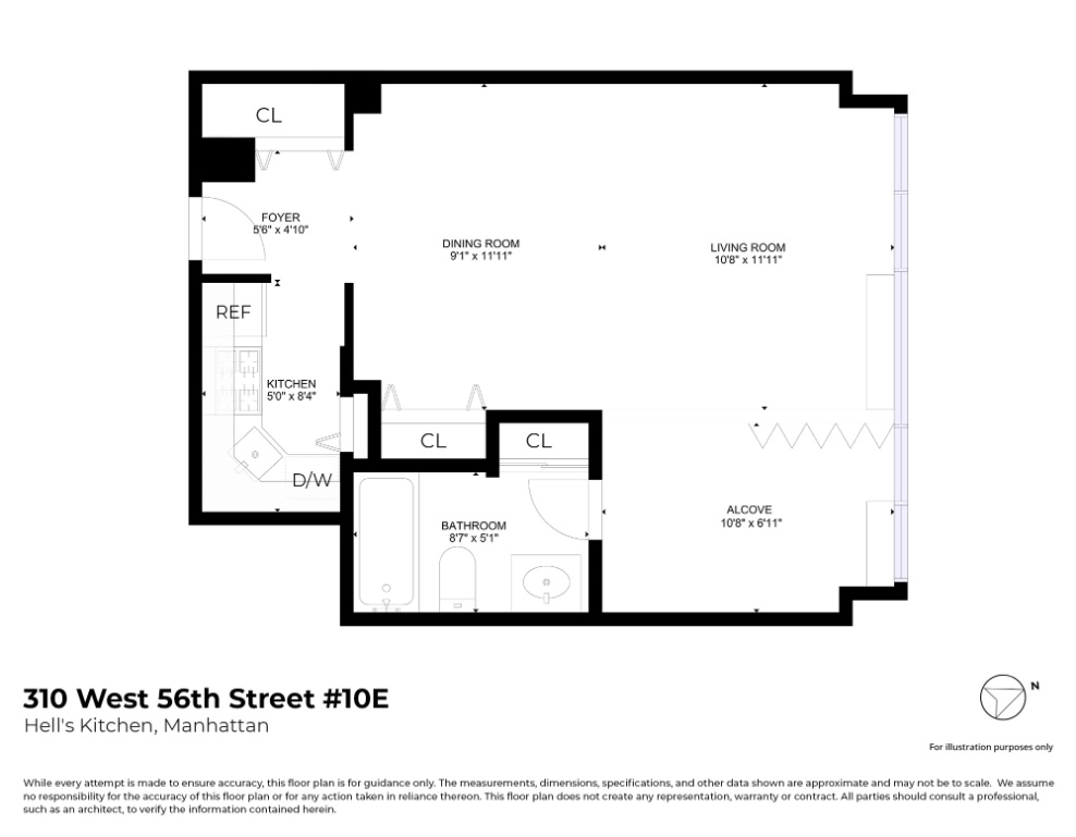 310 West 56th Street 10E Clinton New York NY 10019