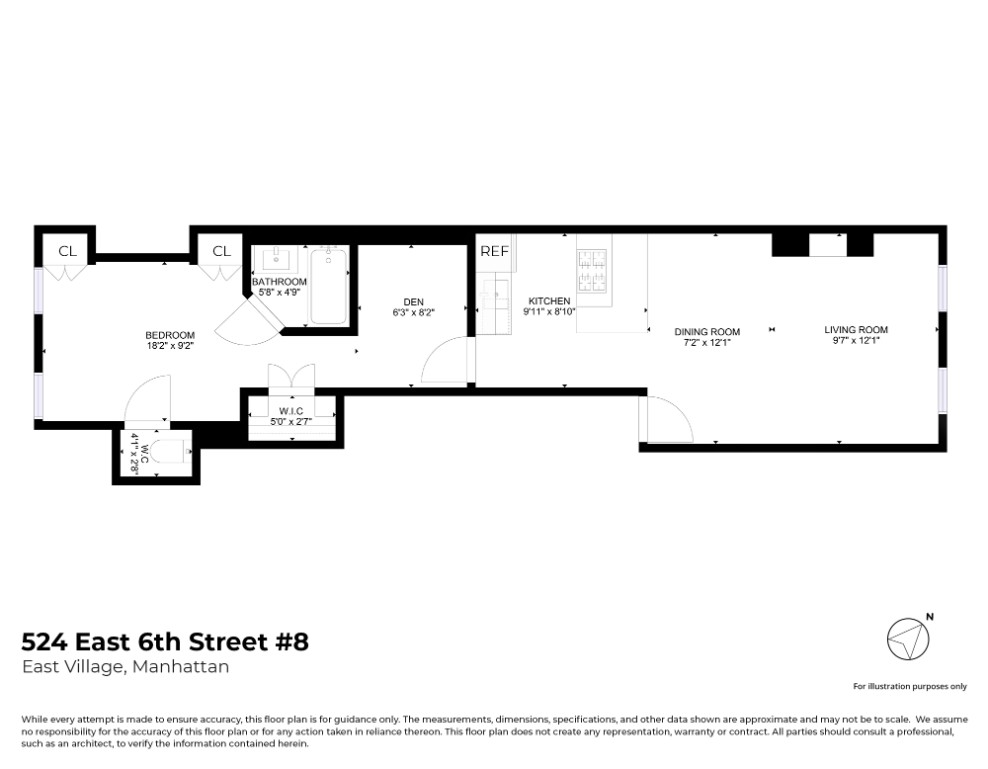 524 East 6th Street 8 E. Greenwich Village New York NY 10009