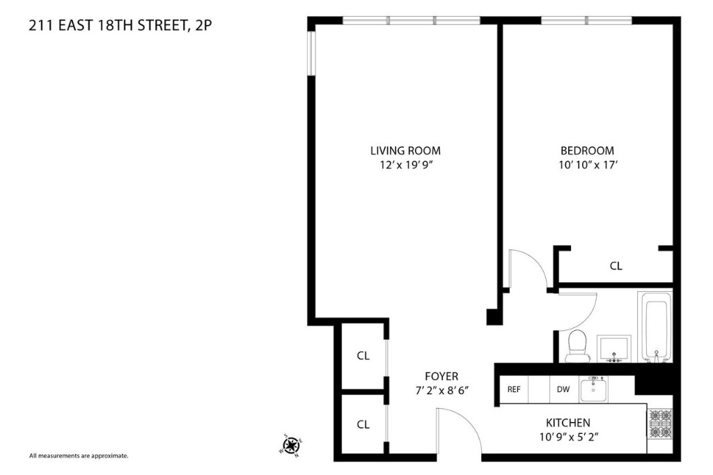 211 East 18th Street 2P Gramercy Park New York NY 10003