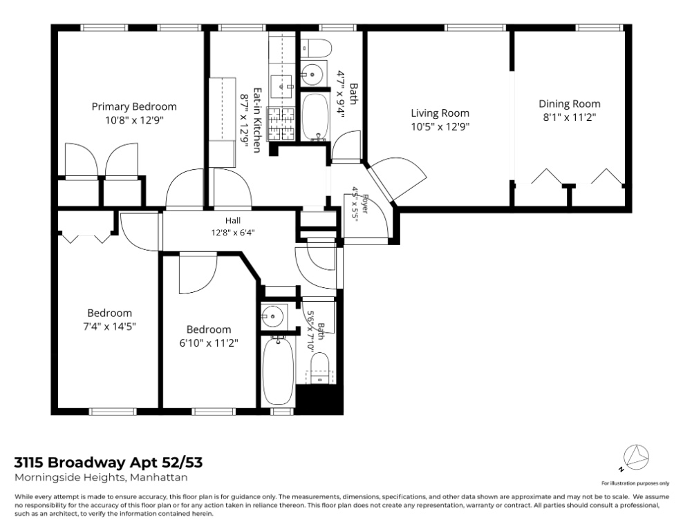 3115 Broadway Apt 52/53 Morningside Heights New York NY 10027