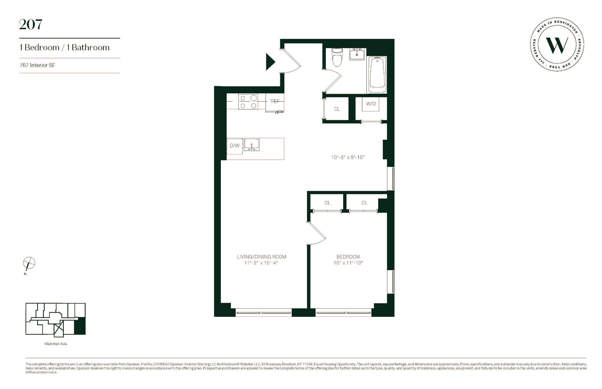 264 Webster Avenue 207 Kensington Brooklyn NY 11230