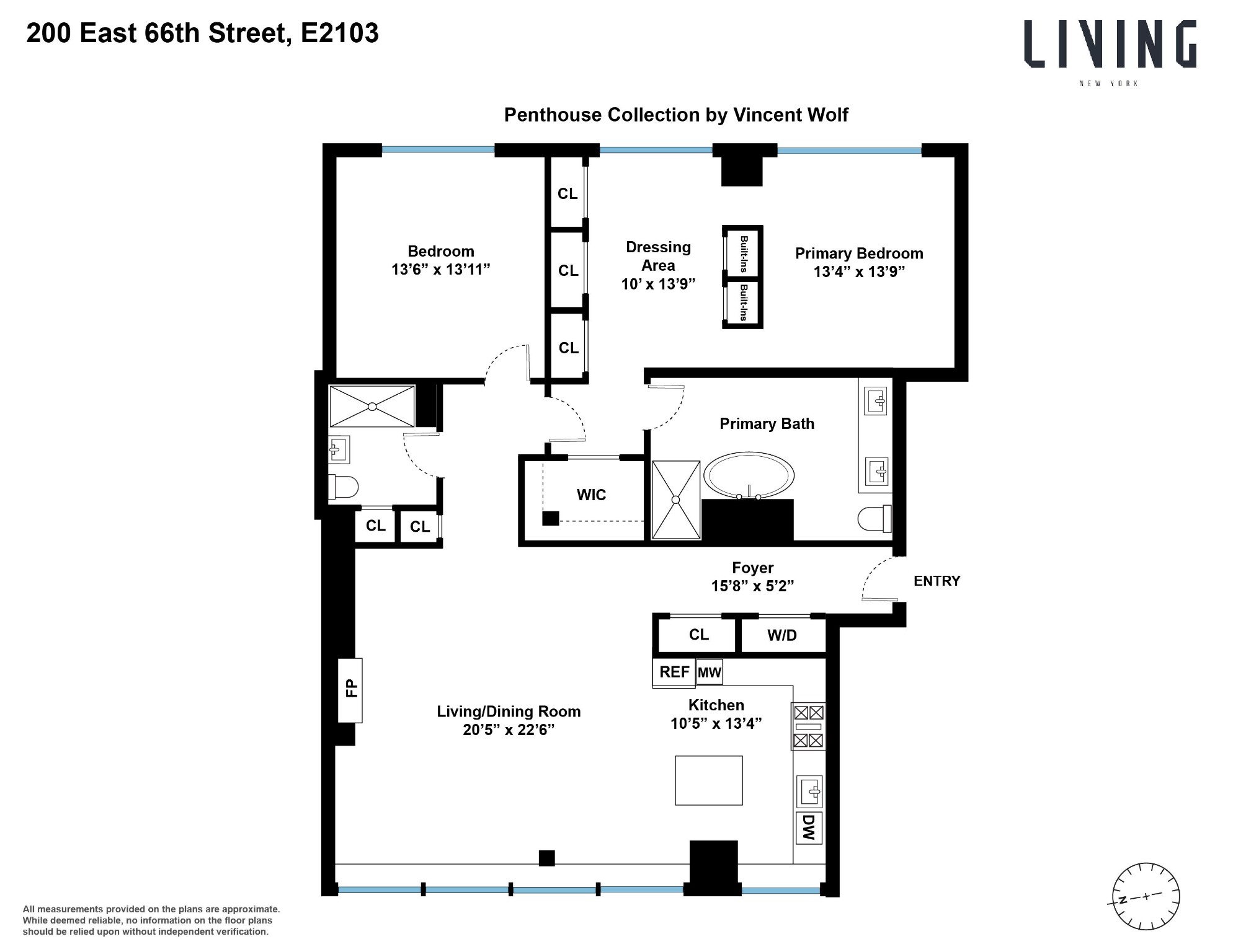 200 East 66th Street PH-E21-3 Upper East Side New York NY 10065