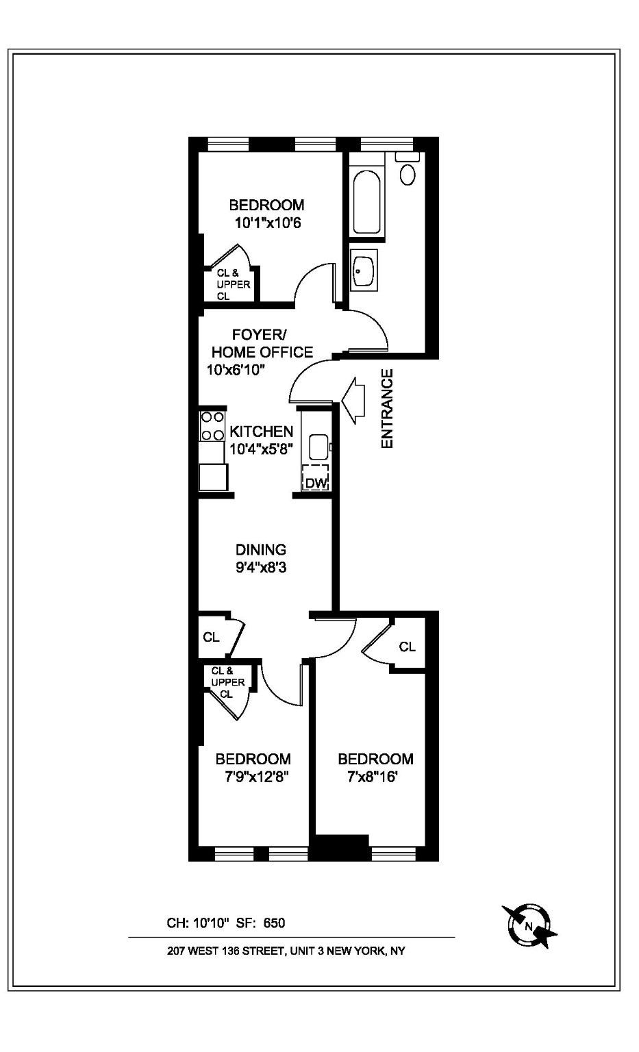 207 West 136th Street 3 West Harlem New York NY 10030