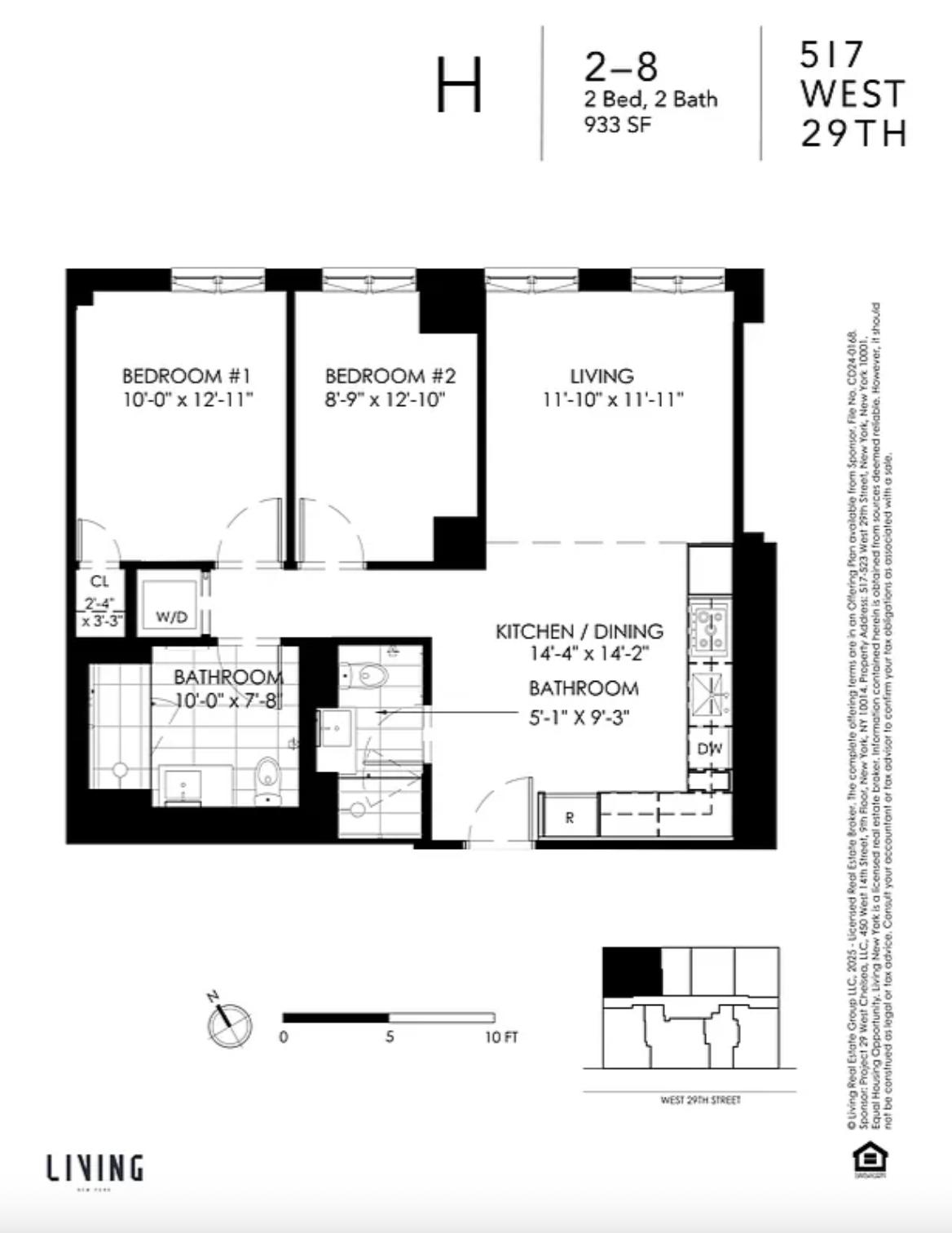 517 West 29th Street 2H Chelsea New York NY 10001