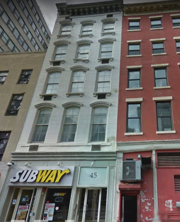 45 Beekman Street 3S Seaport District New York NY 10038