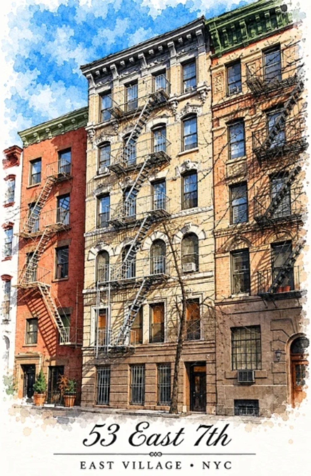 53 East 7th Street E. Greenwich Village New York NY 10003