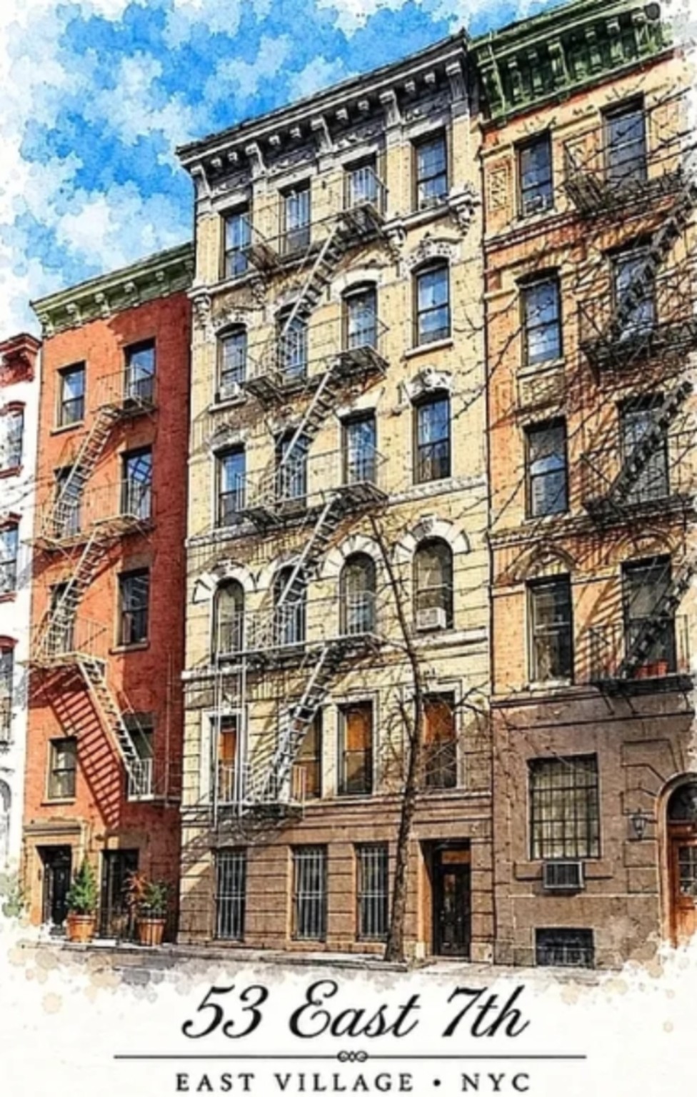 53 East 7th Street 16 E. Greenwich Village New York NY 10003