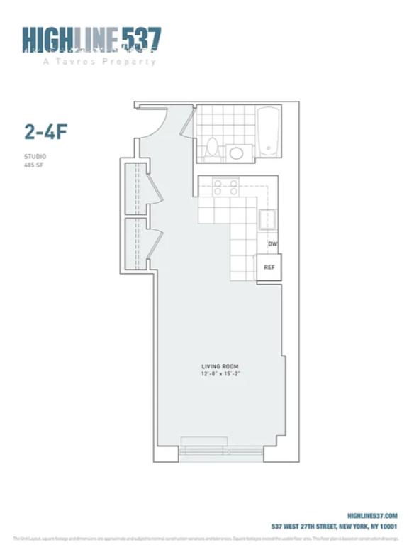 537 West 27th Street 2F Chelsea New York NY 10001