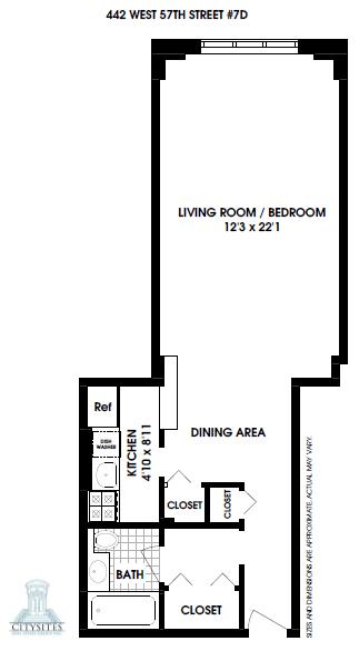 442 West 57th Street 7D Clinton New York NY 10019