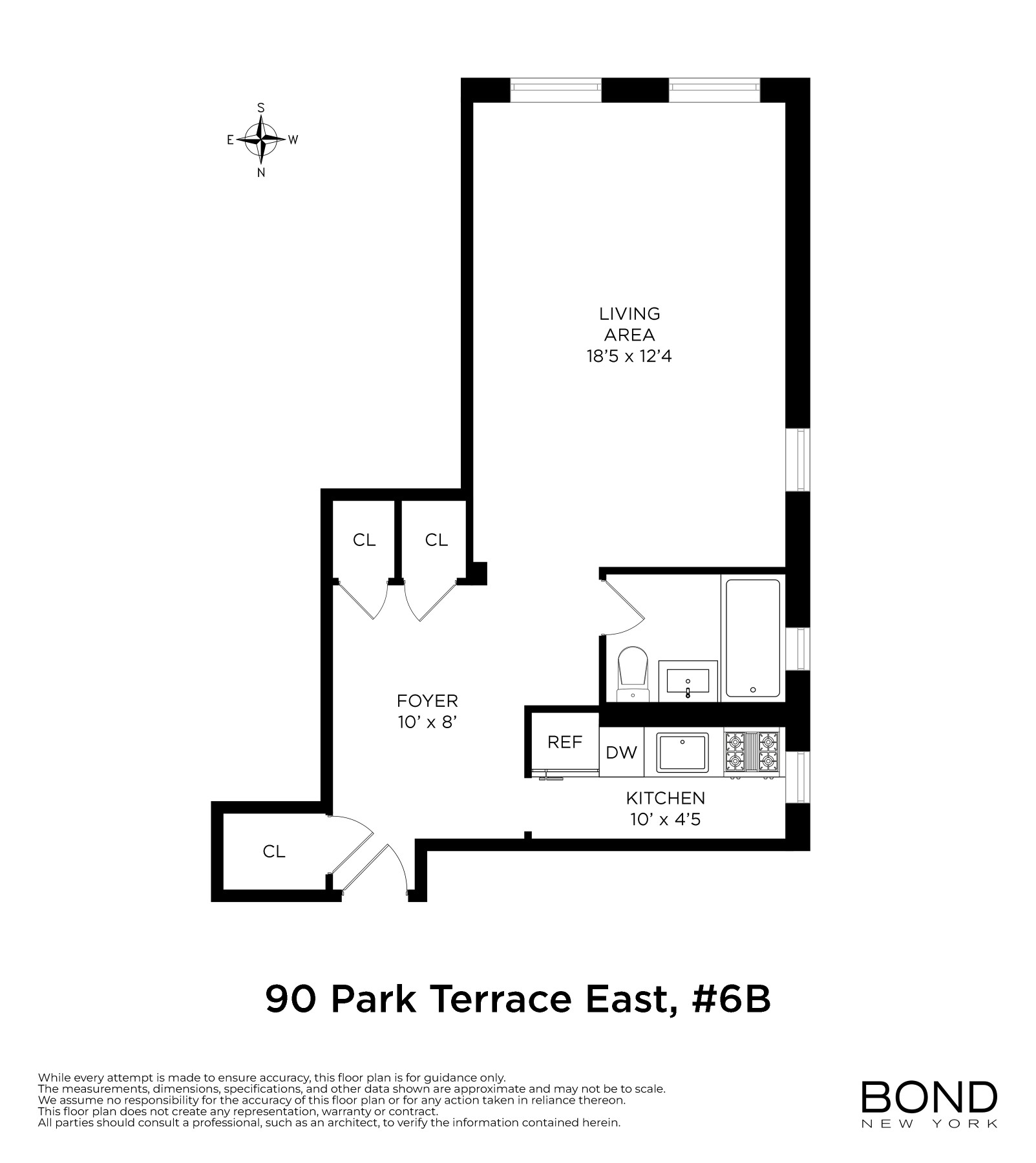 90 Park Terrace East 6B Inwood New York NY 10034
