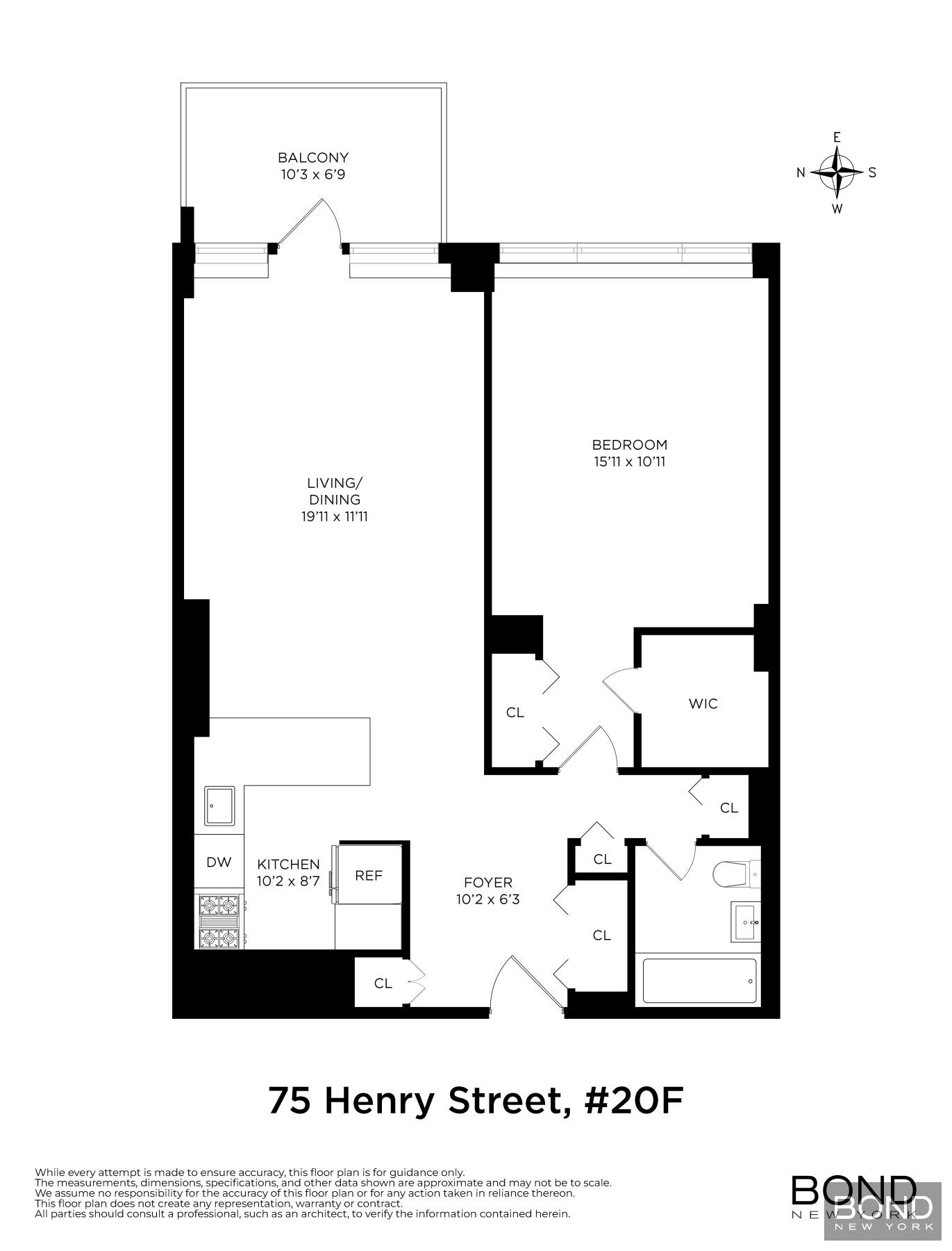 75 Henry Street 20F Brooklyn Heights Brooklyn NY 11201